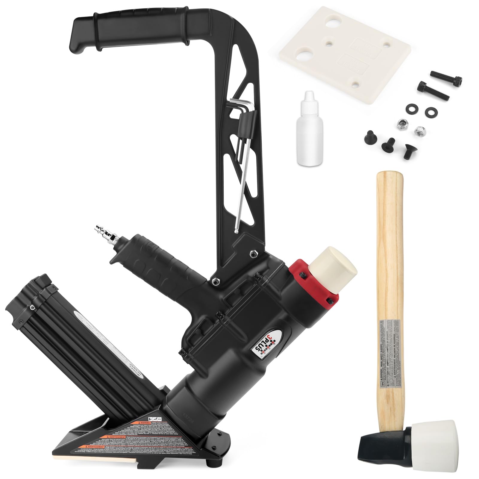 3PLUS HFSNCT 2-in-1 Flooring Nailer