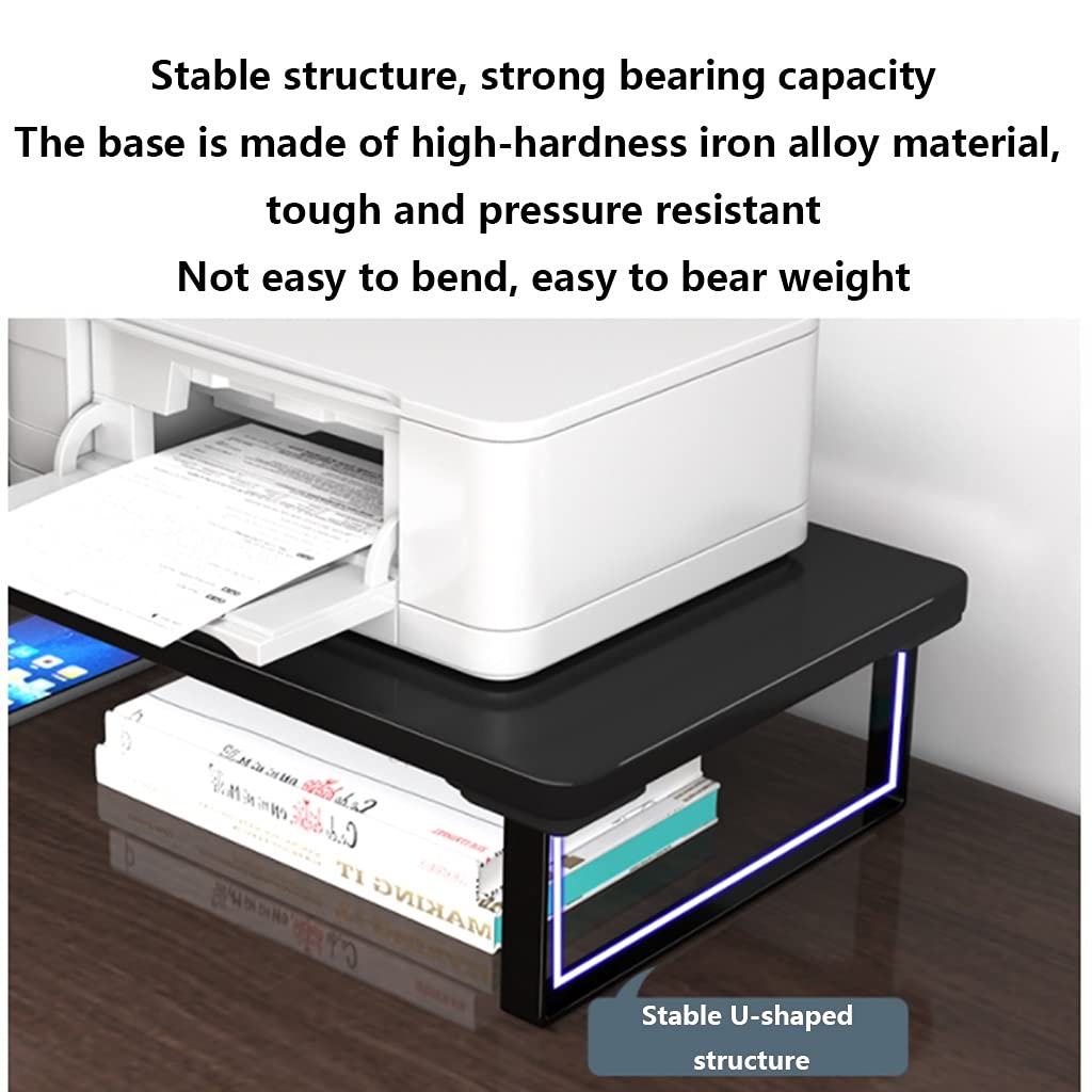 Bürogeräte Desktop-Drucker-Stand-Boden-stehender Drucker-Fax-Fax-Büro-Home Supplies Mehrzweck-Druckerhalter Druckerständer (Color : White, Größe : Low Style)