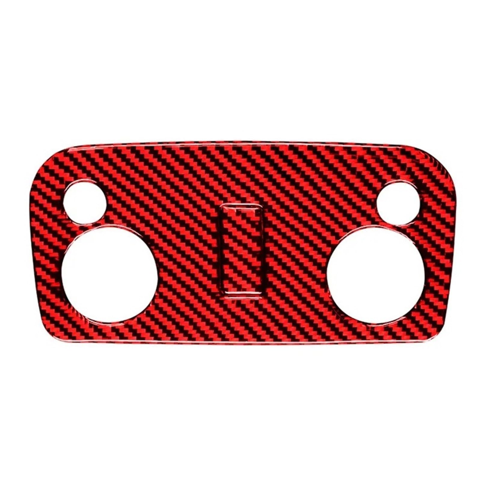 THXZINGLWG Compatible for Mustang Accessories 2005-2009 S197 GT Carbon Fiber Interior Car Reading Light Control Panel Trim Stickers Cover Frame(TYPE1)