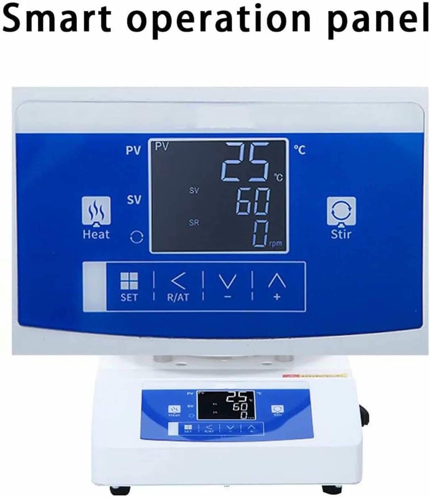 Digitaler Magnetrührer mit Heiztopf und Temperatursensor, ideal für die Laborheizbehandlung von Kugelkolben, effiziente und vielseitige Lösung