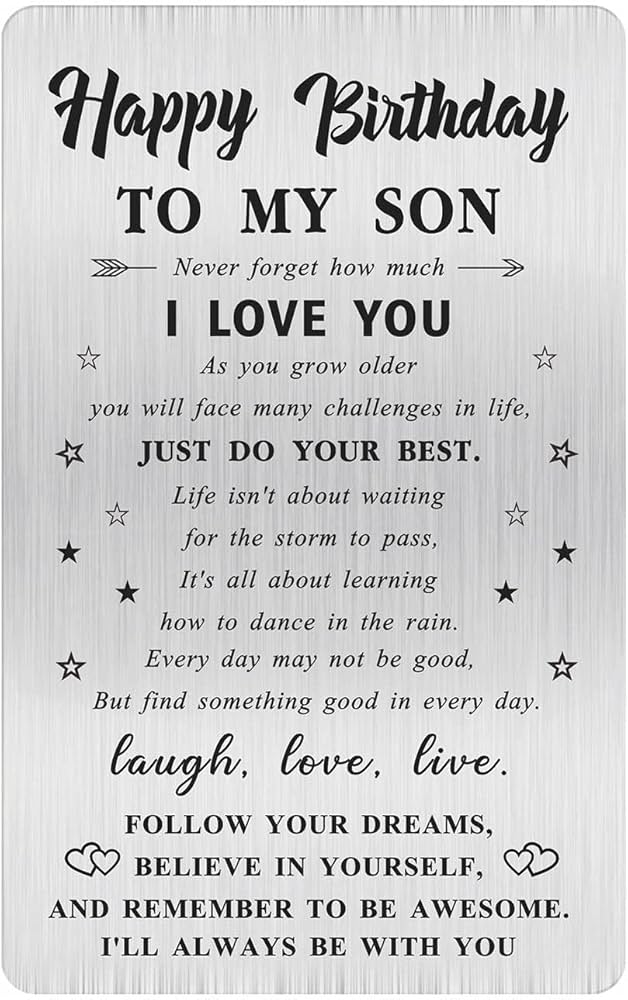 Happy Birthday My Son Status Ianthe Constantina