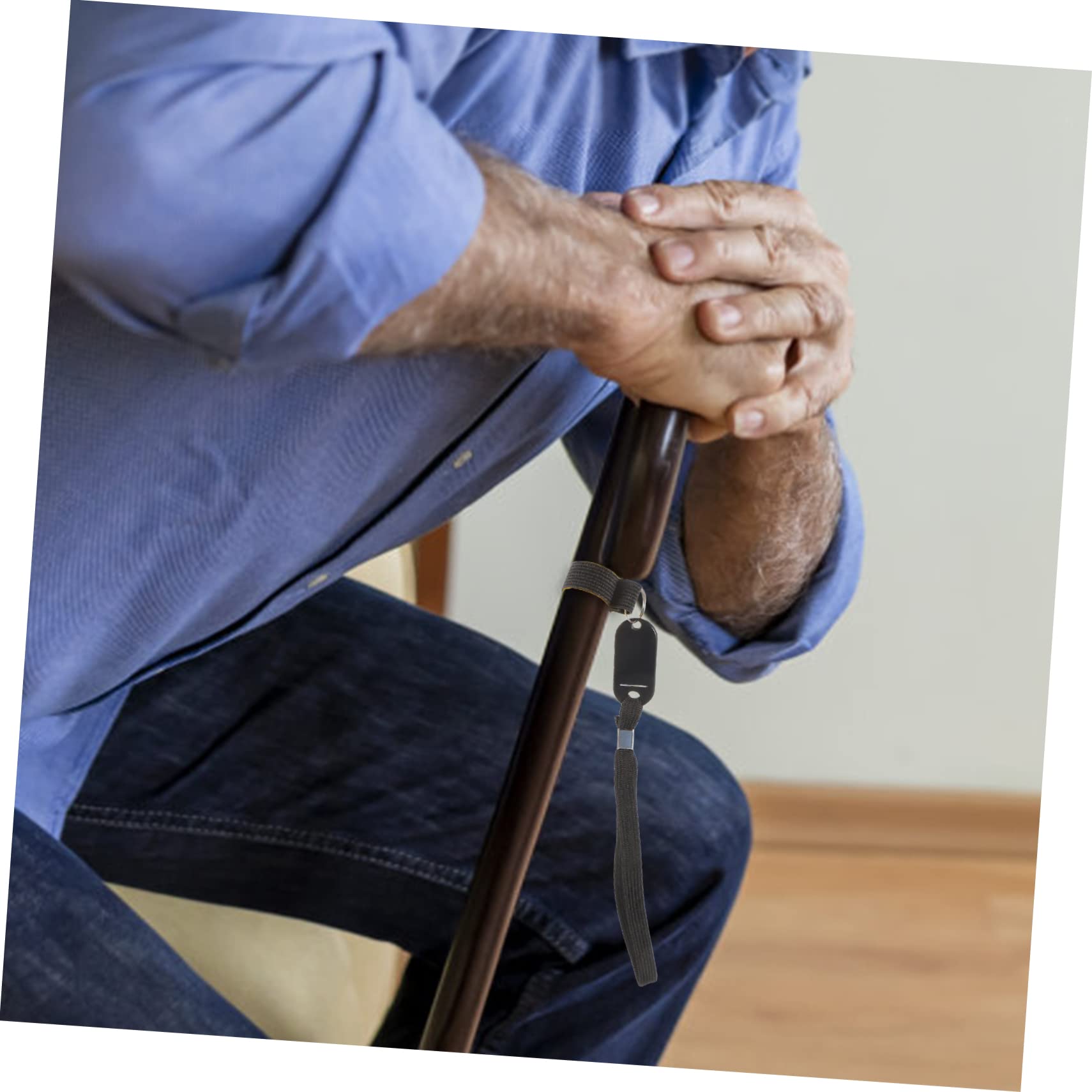 ERINGOGO 4Pcs Walking Stick Lanyard Wrist Strap for Canes Lost Phone Lanyard Comfortable and Design for Seniors Lightweight and Easy to Attach