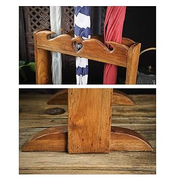 Amazon.co.jp: 傘立て 木製傘立て、中国のレトロ多機能装飾的な