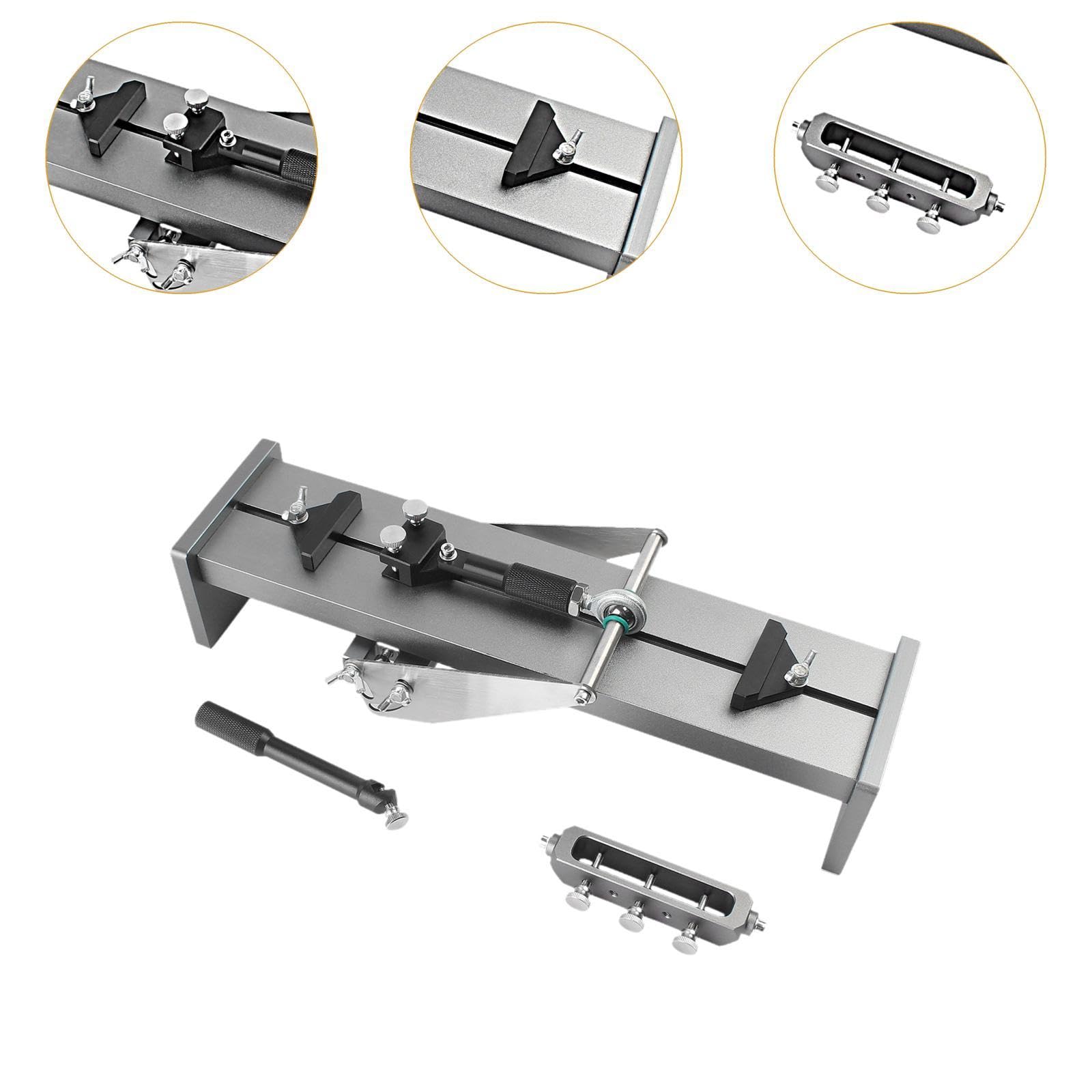 Qianly Telaio per Affilare I Coltelli Supporto per Smerigliatrice Fissa Supporto per Pietra per Affilare Dispositivo per La Macinazione Del Legno per Pialla, Medio