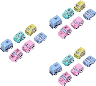 Toyvian Toys 18 PCS Toy for Kids Boys Suits Kids playset Mini Toy Kids Suit Inertia car Toys Inertia Toy Early Inertia Car Toys