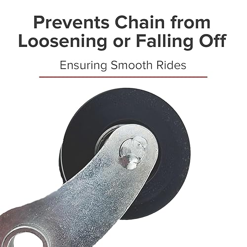 Miniatura 5 de AlveyTech Tensor de cadena de transmisión con rodillo más grande de 1-3/4 pulgadas, repuesto de metal para Baja, Hensim MB165/MB200, calor,