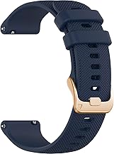 Soft Silicone Strap 18mm 19mm 20mm 22mm Quick Release Replacement for Women Men