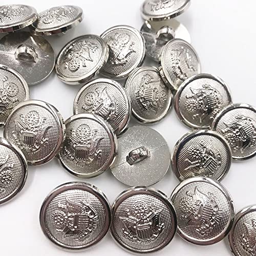 20 boutons à tige d'ancre or argent 20MM, couture