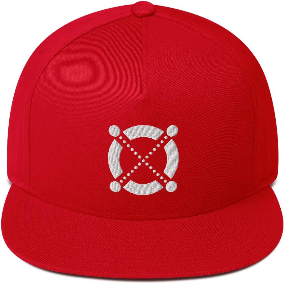 Hogue WS LLC Elrond Hat (Embroidered Flat Bill Snapback Cap) EGLD Crypto