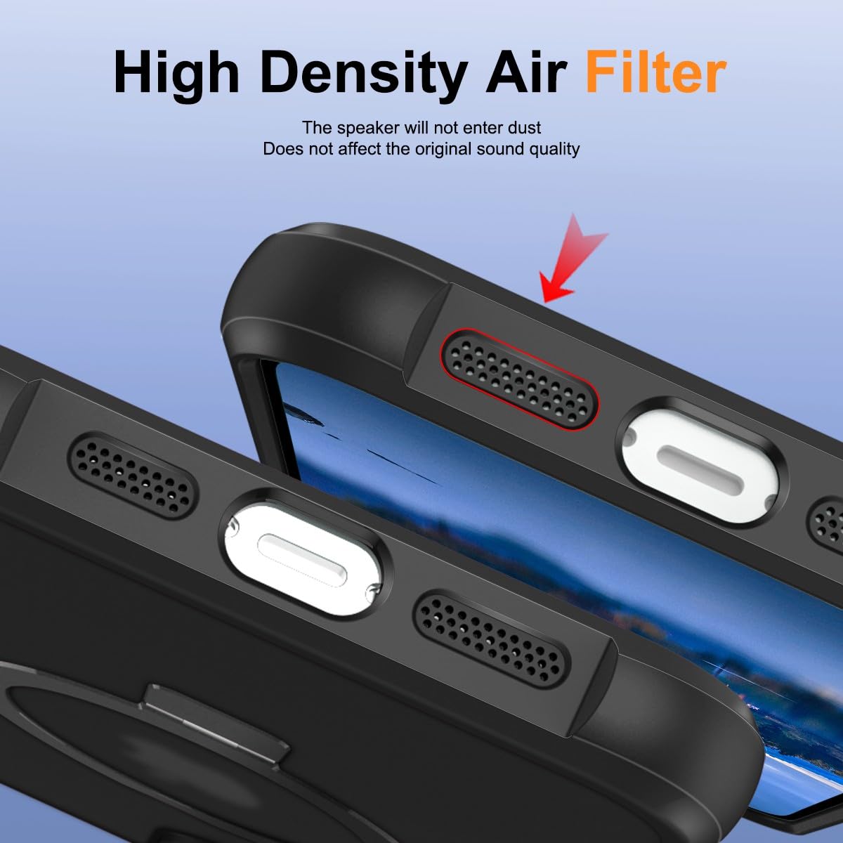 For IPhone 16E 2025 Case,Updated 360°Rotatable Magnetic Metal Stand Compatible With MagSafe,Military Shockproof Anti-Yellow Slim Cover For IPhone 16E 6.1"(Army Green - View #3