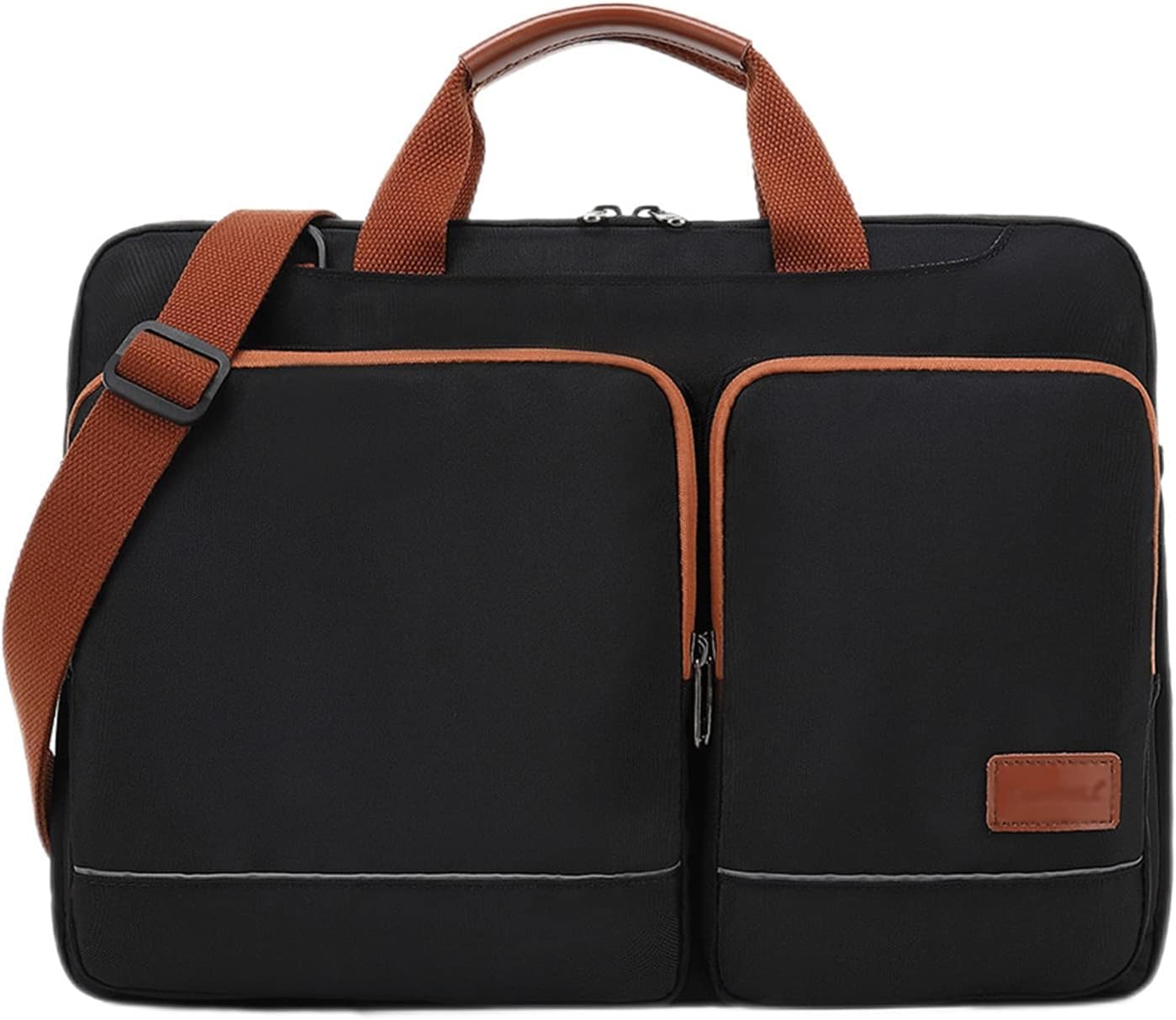 Bolsa de hombro de mensajero de negocios para ordenador portátil de 15.6 pulgadas