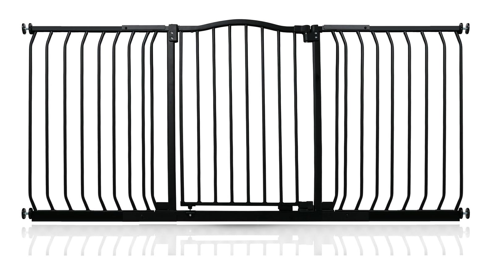 Safetots Curved Top Safety Gate, 71cm - 80cm, Matt White, Pressure Fit Stair Gate, Baby Gate for Doors Hallways and Spaces, Safety Barrier, Easy Installation — view 78