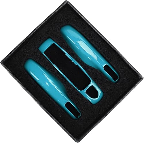 Miniatura 8 de Funda para llavero, 3 piezas para Panamera Cayman 911 718 (azul Miamii)