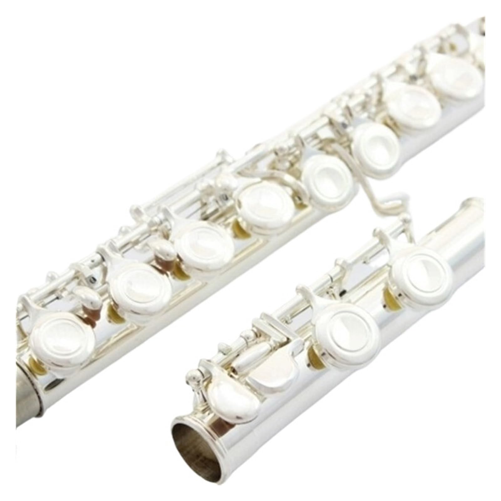 Flauto professionale in cupronichel C chiave 16 fori flauto placcato argento strumenti musicali con custodia e accessori