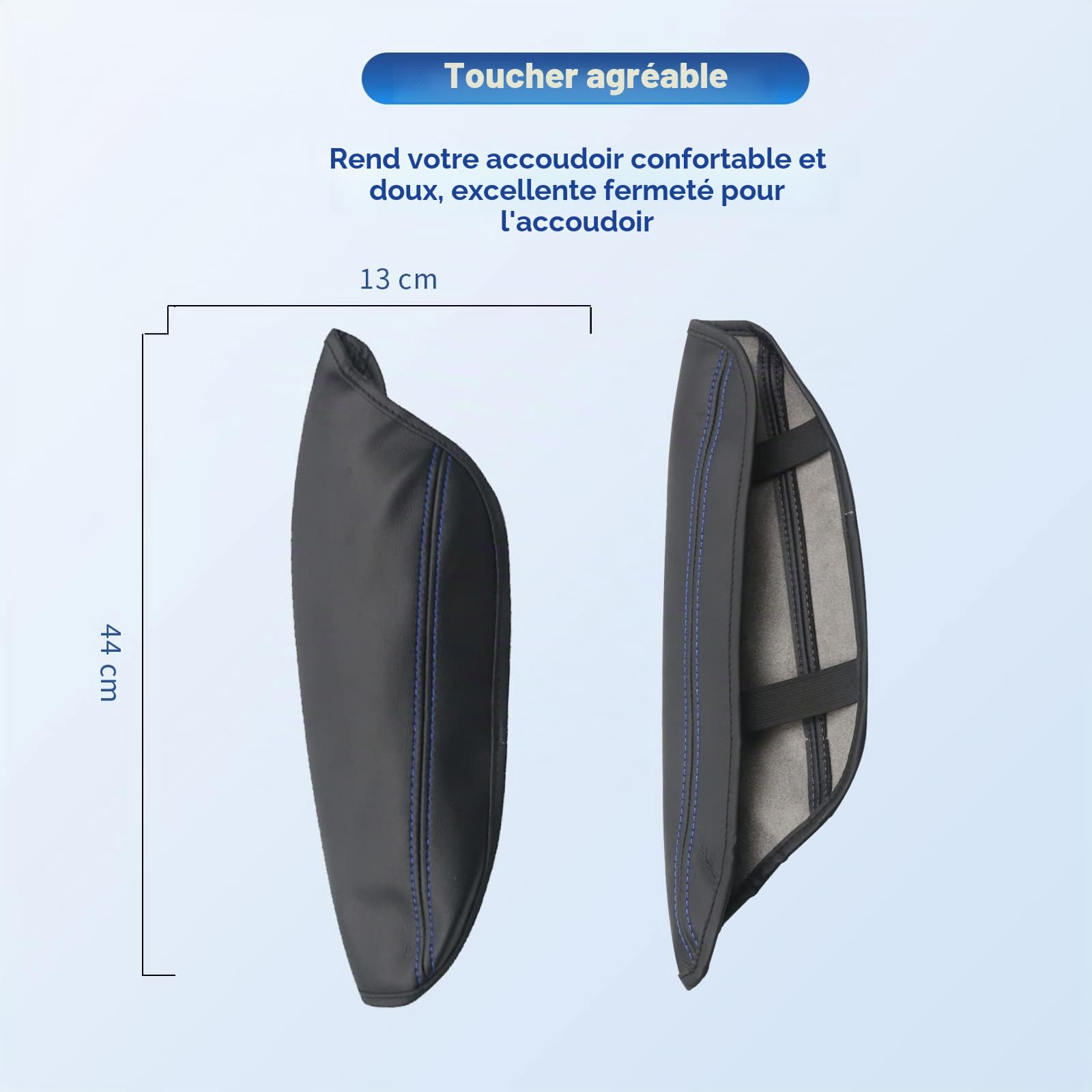 CDEFG Compatible avec Toyota C-HR CHR 2016-2022 2023 Accoudoir Central Couvercle Anti-Rayures CHR Centre Console Cuir synthétique Accoudoir Center Console Cover CHR 2023 Accessoires