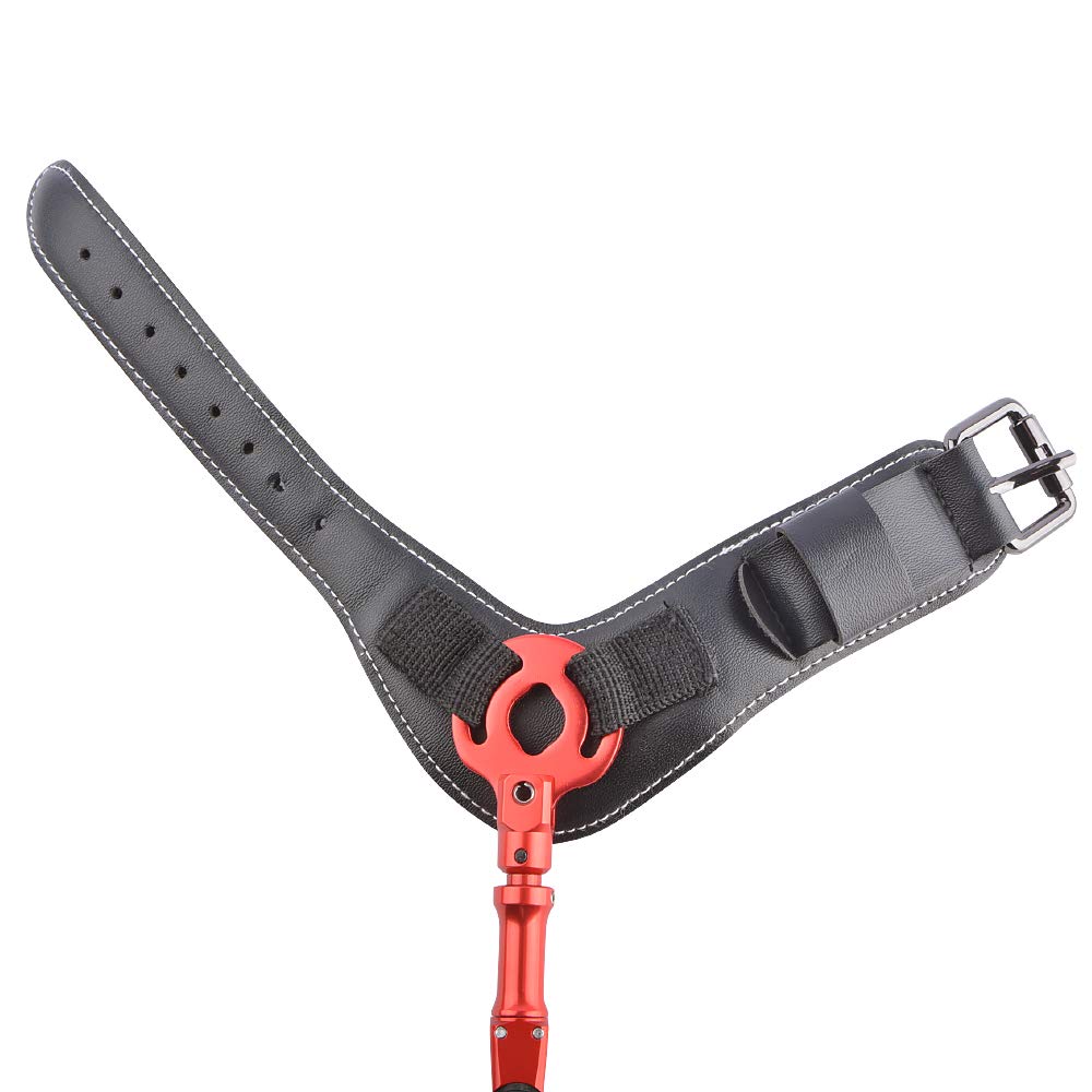 SHARROW Tiro con Arco Disparador Compound Arco Release Aids Trigger Caliper con Correa de Muñeca Ajustable Disparador de Disparos de Tiro