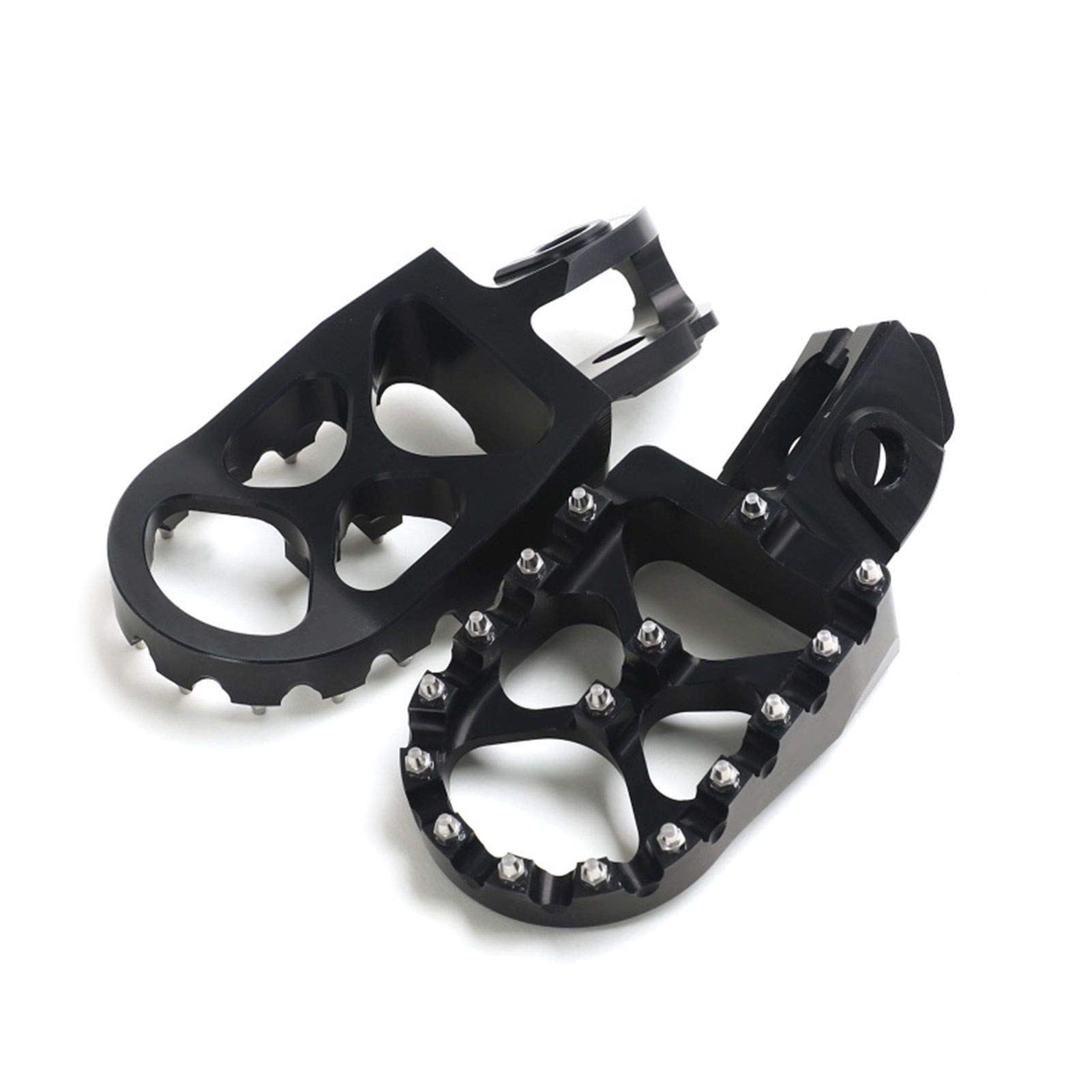 Foot Pegs Rests Pedals, for Beta, 2020 RR 2T 125 200 250 300 4T 350 390 430 480 Racing RR-S 500 Motorcycle Foot Brake Pedal(Black)