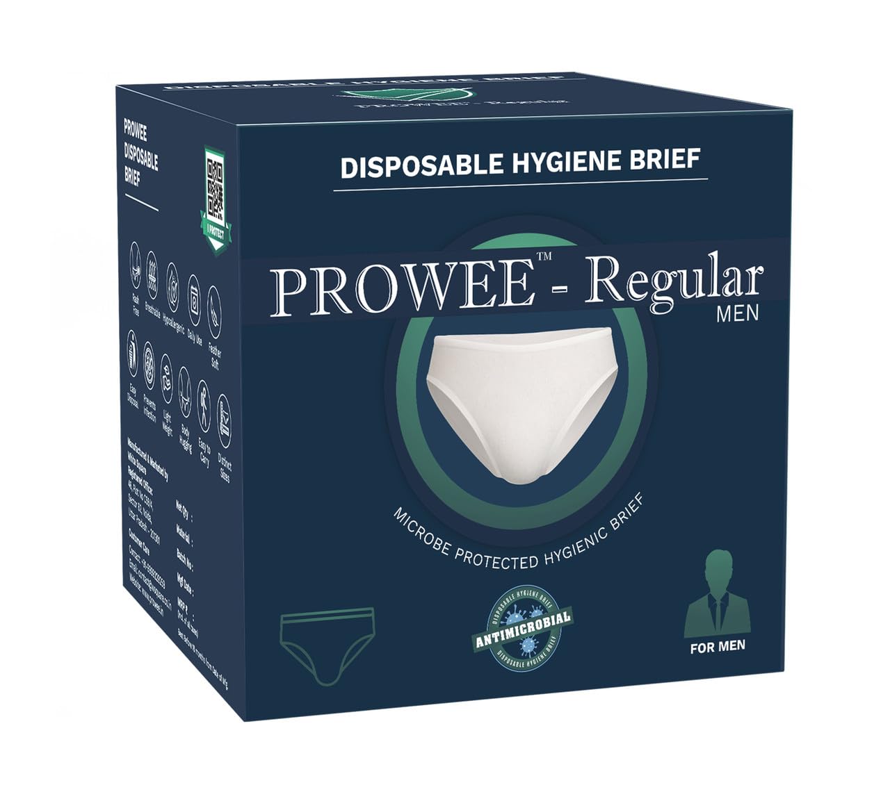 Prowee Disposable Briefs For Men | Prevents Infection & Absorbs Sweat | Ideal For Trekking, Spa, Camping & Incontinence | Soft Comfortable Body Fit Size XL (Pack of 5)-picture-31