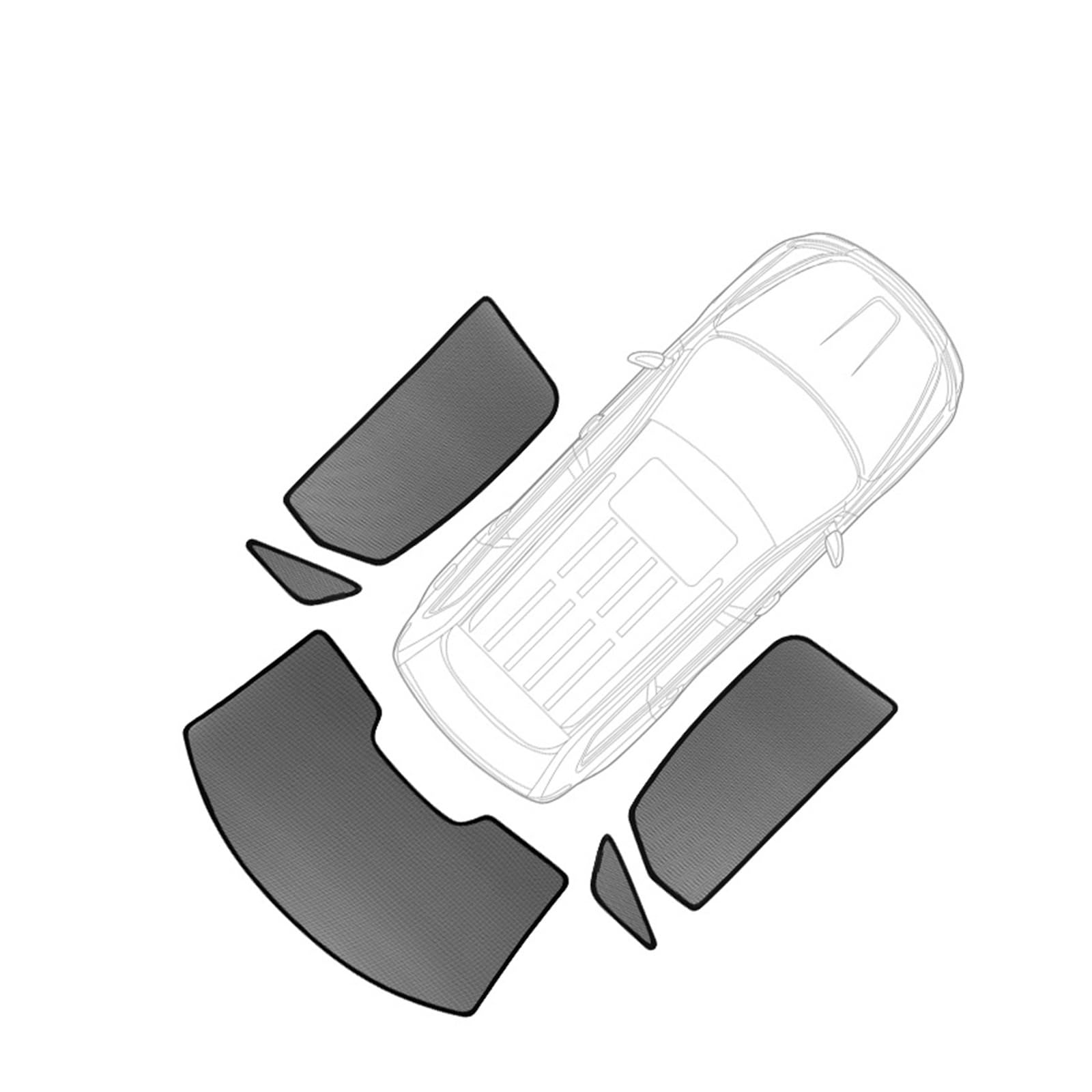 Protector para Parabrisas Coche para Citroen para Grand para C4 7 Asientos 13-23 Cortina Coche Cubiertas Parasol para Ventana Parasol Magnético Visera Solar Parasol Coche