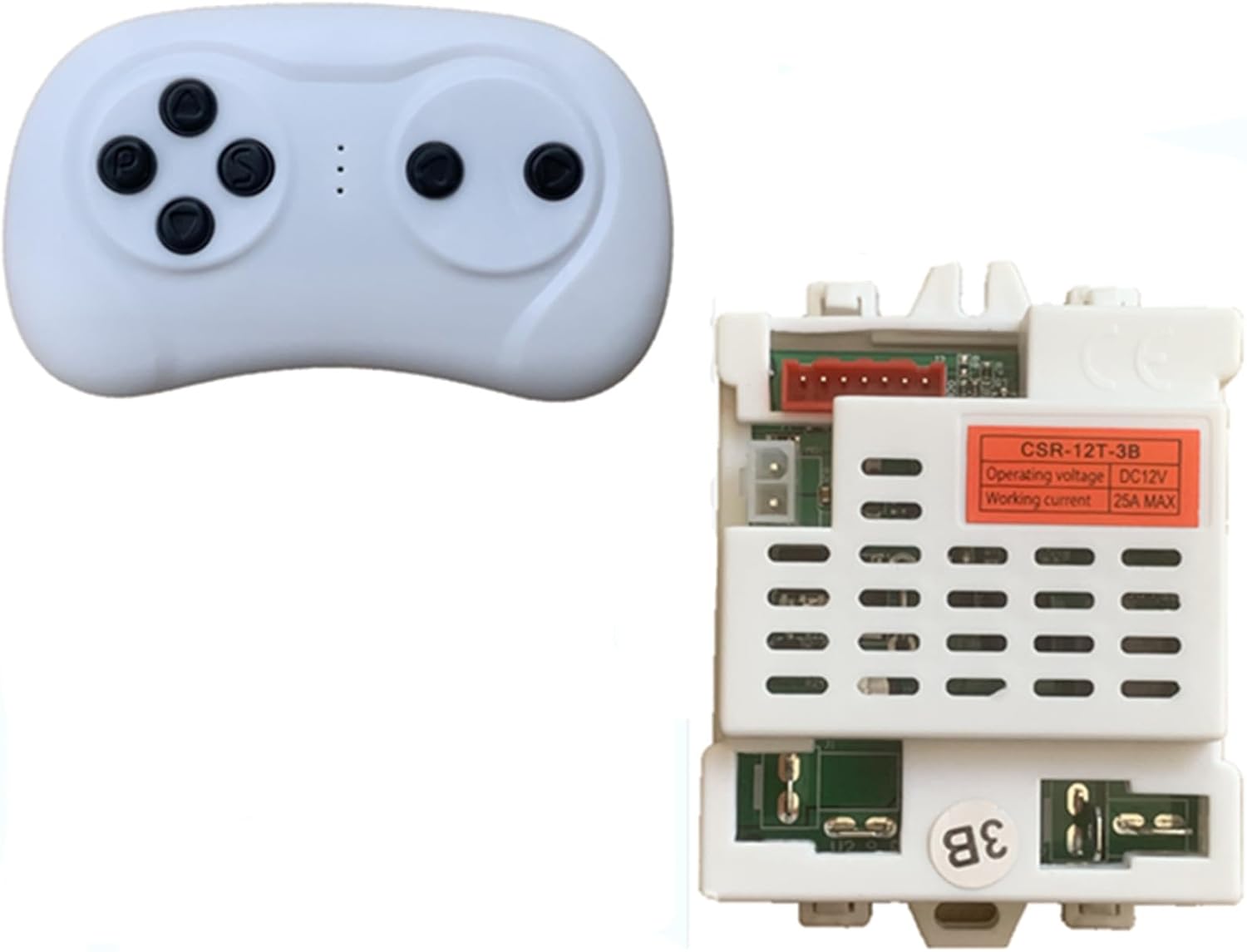 CSR-12T-3B 12V Control Box, Motherboard Receiver for Children Electric Ride On Car Wrangler SUV Replacement Parts