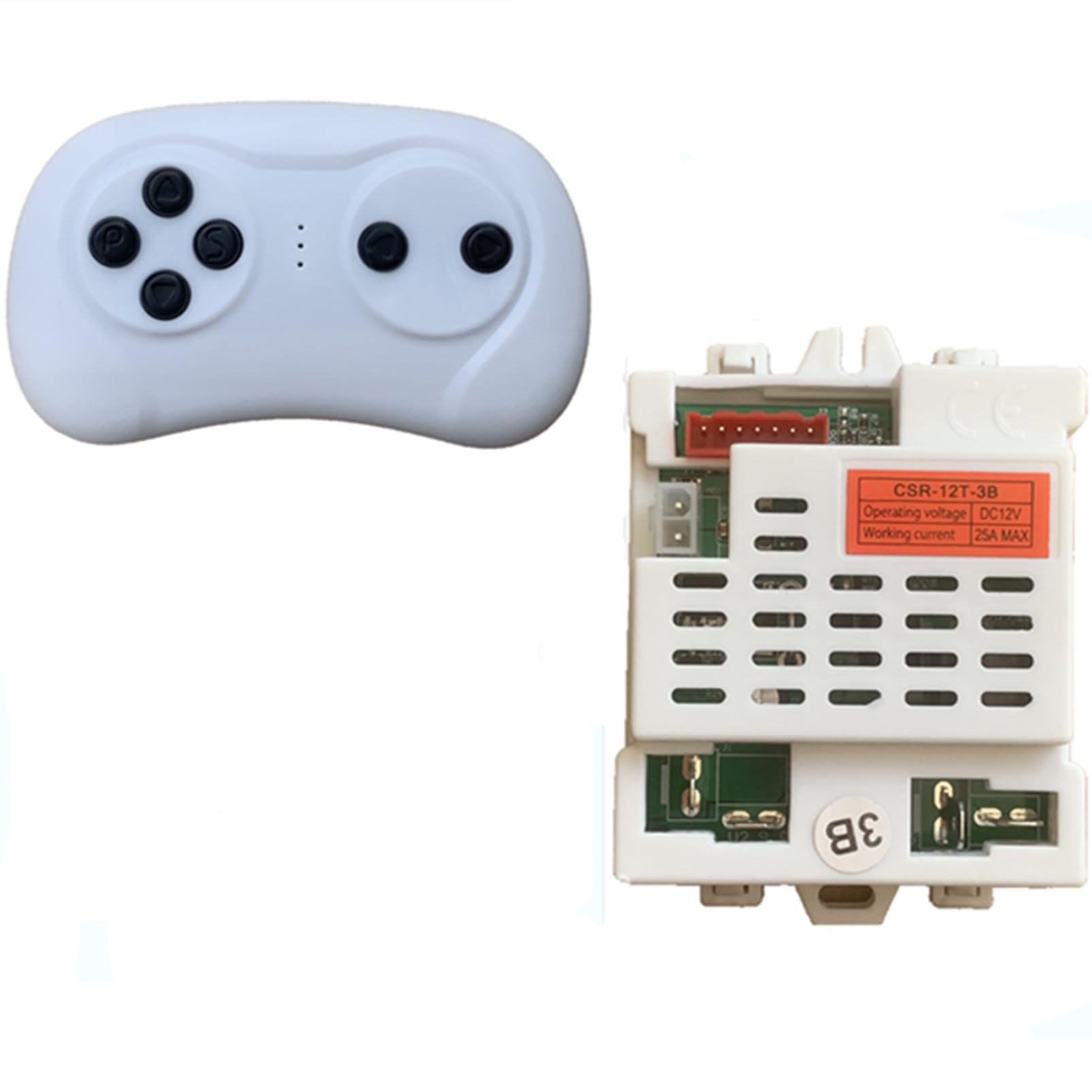 HpLive CSR-12T-1A Récepteur RC Pour Voiture électrique Enfant – Pièce De Remplacement Avec Télécommande, Démarrage Lent Intégré