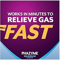 Vista 3 de Phazyme Alivio de gases y hinchazón de máxima resistencia, funciona en minutos, 36 geles rápidos (paquete de 2)