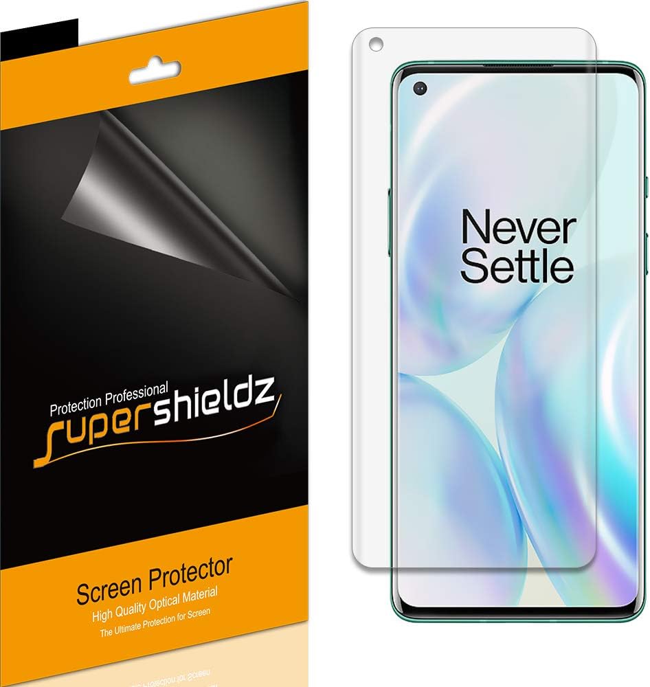 Supershieldz 2 Pack Designed for OnePlus 8 / 8 5G Screen Protector, High Definition Clear Shield (PET)