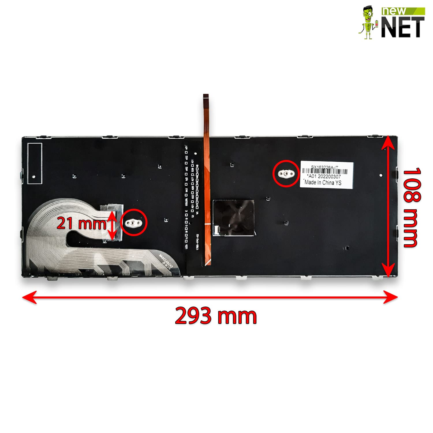Tastiera Italiana HP EliteBook 745 G5 745 G6 840 G5 840 G6 846 G5 846 G6 Retroilluminata con Frame Layout ITA