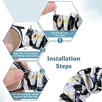 Vista 4 de Paquete de 10 bandas elásticas de repuesto de 0.78 pulgadas, compatibles con modelos de Samsung Galaxy Watch