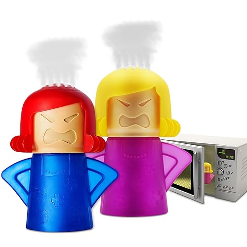 Abnaok Microwave Cleaner, 2 PCS Angry Mama Microwave Cleaner Microwave