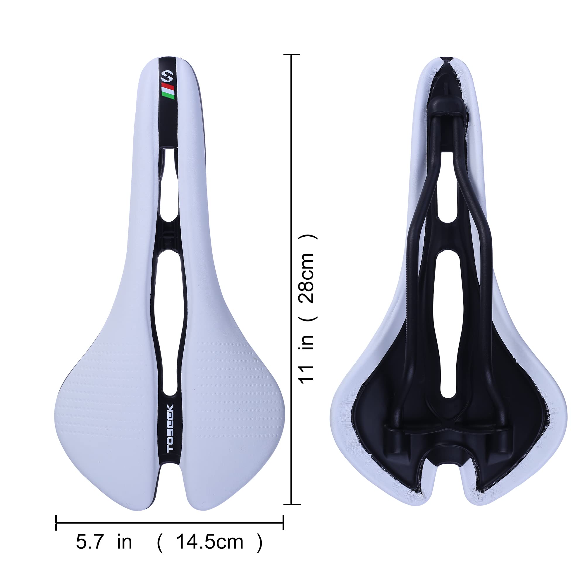 Sella Bici Imbottita EVA Larga Arancione – Comfort Super Per Donna E Uomo, Sella Ampia E Morbida