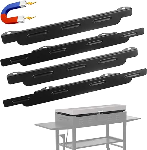 Protectores de viento para plancha Blackstone de 36 pulgadas, protector de llama de calor, pantallas de viento de acero magnético, accesorios de