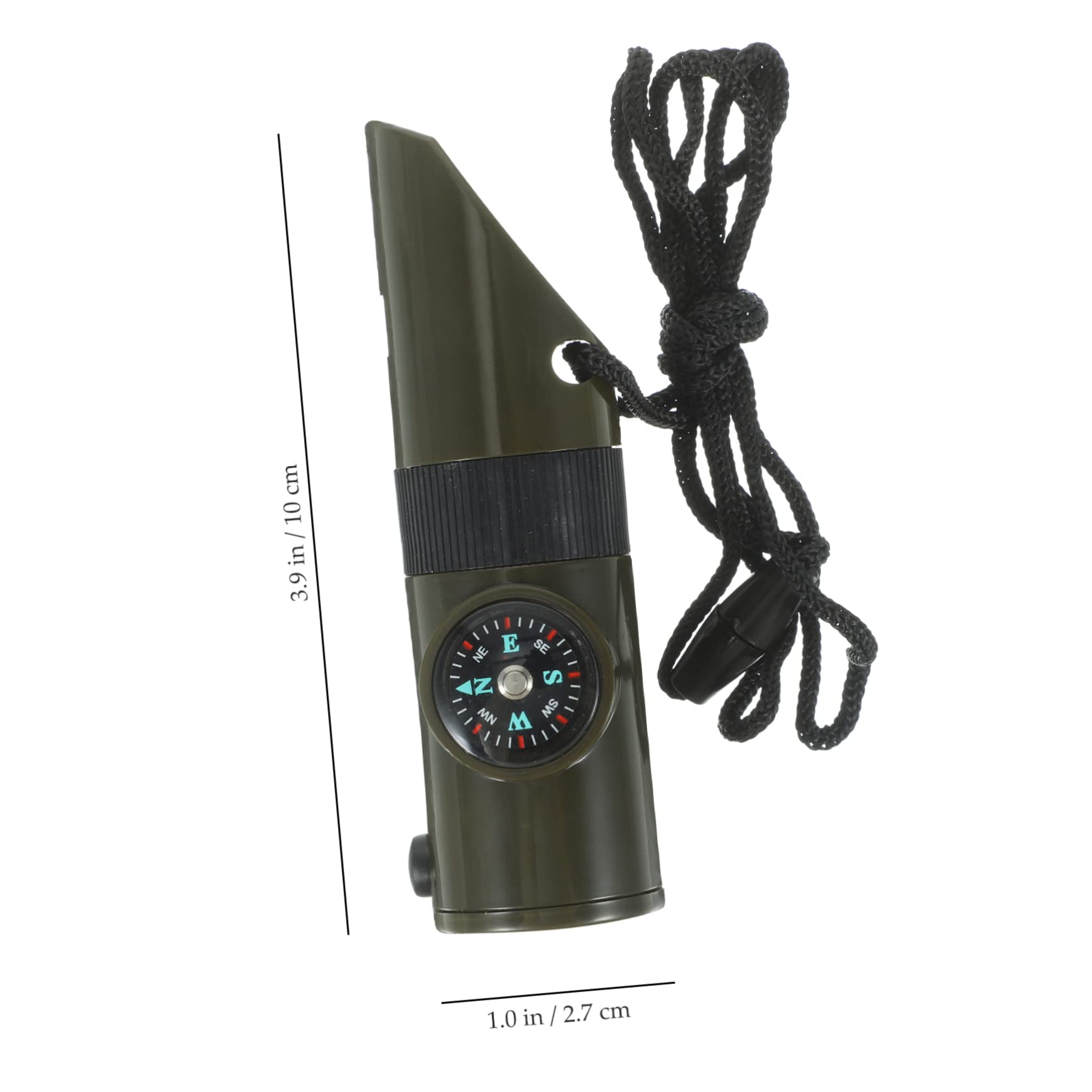 Yardwe 5 Ensembles Sifflet De Sauvetage Sifflet pour Bateau Sifflets De Sport Sifflets d'urgence Boussole Survie Sifflet De Sécurité Sifflet en Titane Alliage 2 Pièces * 5