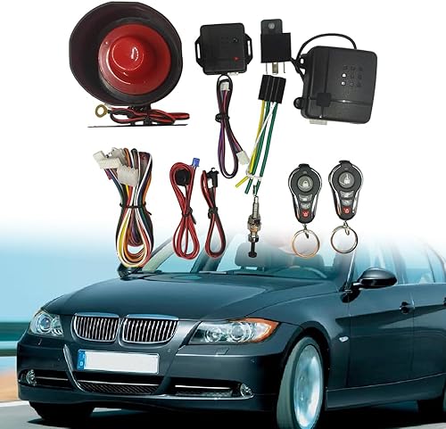 Miniatura 3 de Cerradura de puerta de automóvil con control remoto universal, con caja de control y 2 controles remotos de repuesto