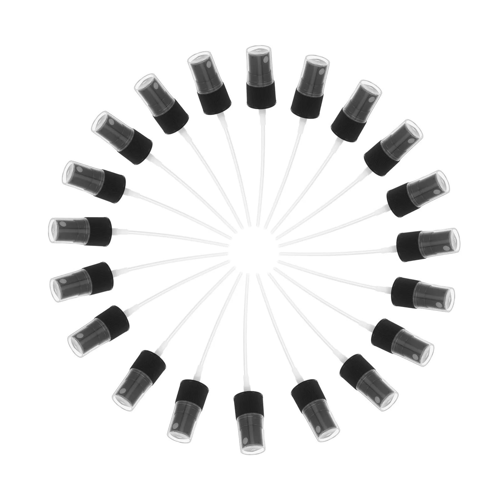 40Pcs Replacement Spray Head Perfume Sprayer Per Casa | Portable Black Pump Mist Sprayer Fine Mist Spray Top For Travel