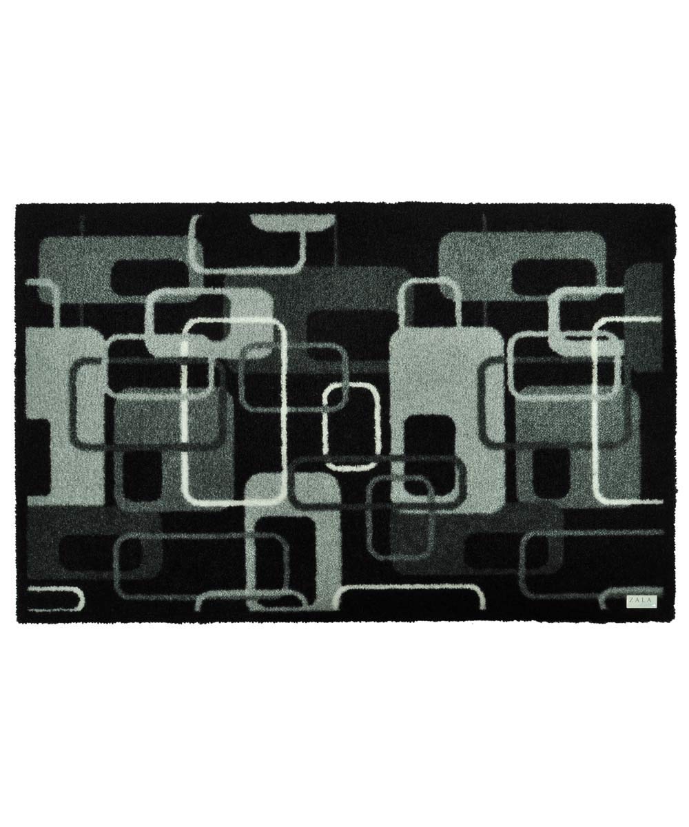 Felpudo gris Zala Living de poliamida para entrada en tamaño 50x70 cm