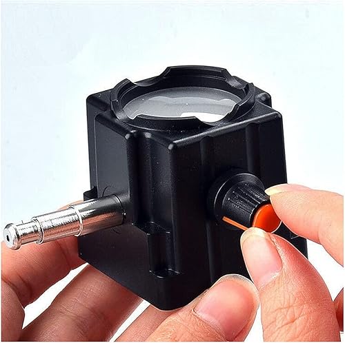 Miniatura 1 de Microscopio biológico recargable Fuente de luz LED Biología óptica ajustable Microscopio Lámpara inferior Microscopio Iluminadores de microscopio