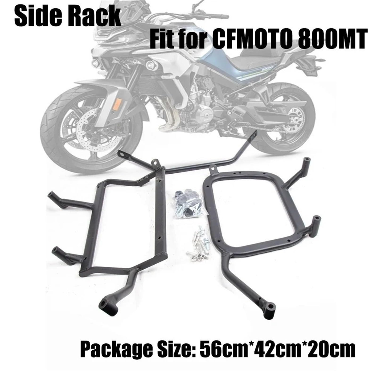 Uchwyt Topcase Do CFMOTO 800MT Carbon Steel Tylny bagażnik