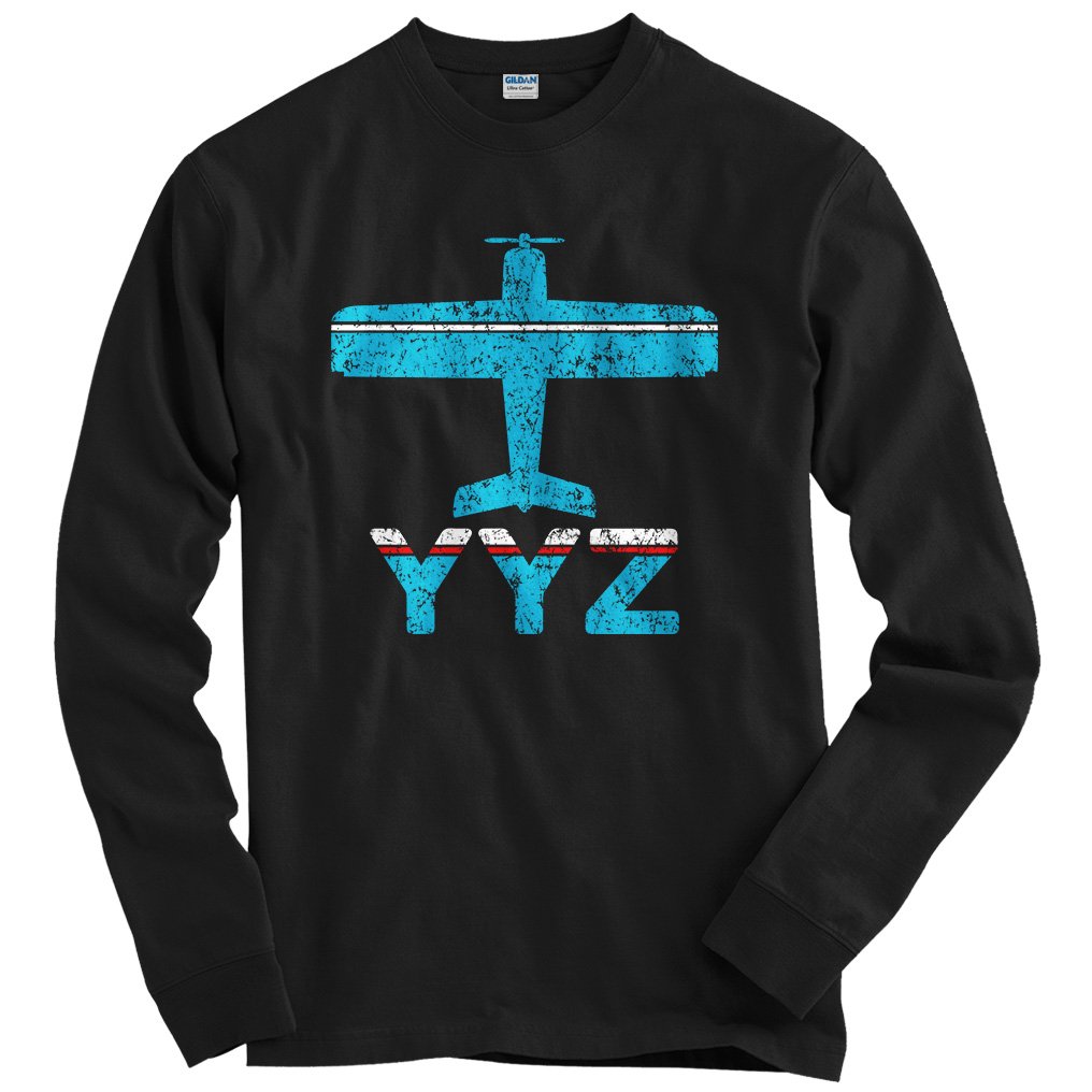 Men's Fly Toronto YYZ Airport Long Sleeve T-Shirt