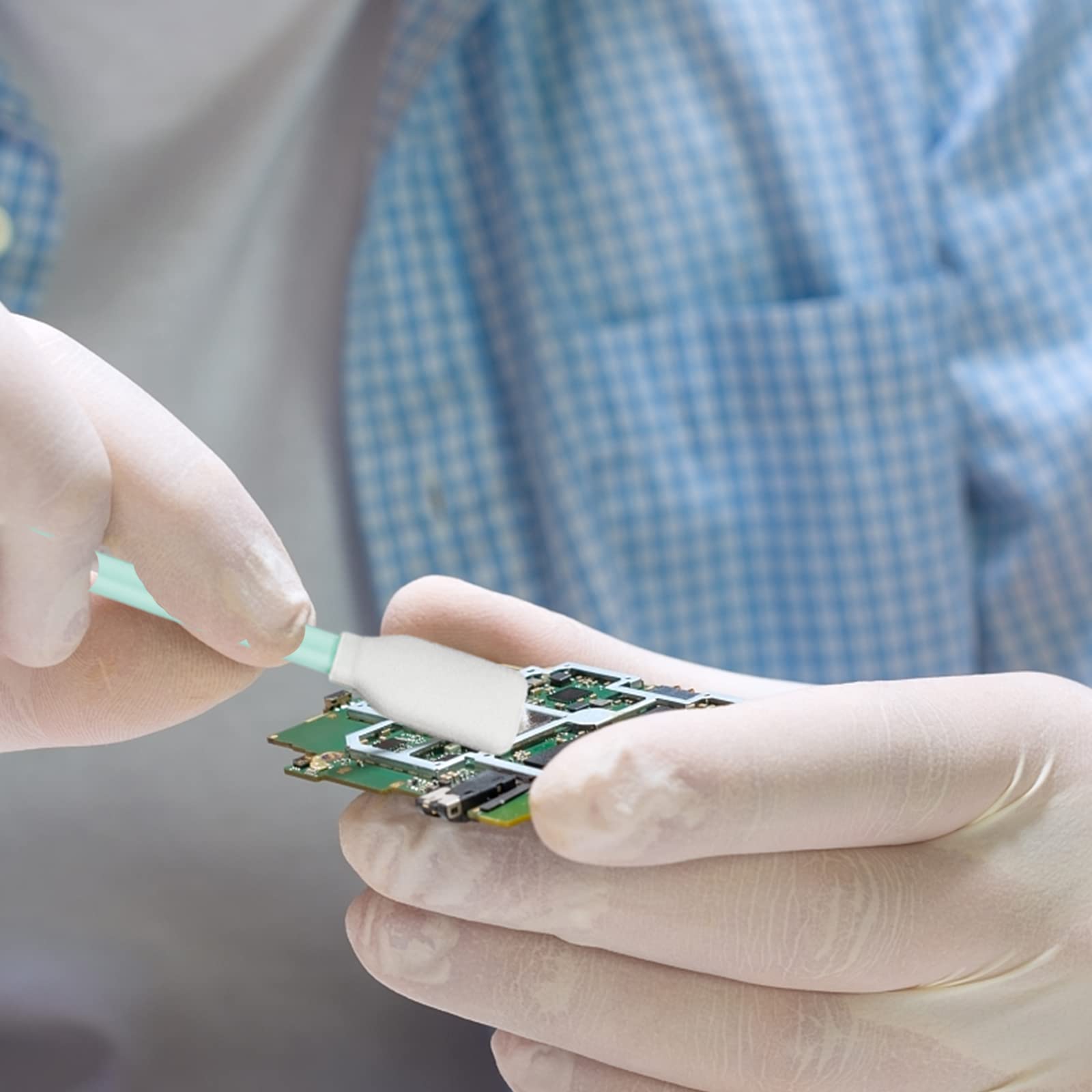 Bastoncini Pulizia Schiuma 50 Pezzi - Per Fotocamere, Obiettivi E Elettronica Di Precisione