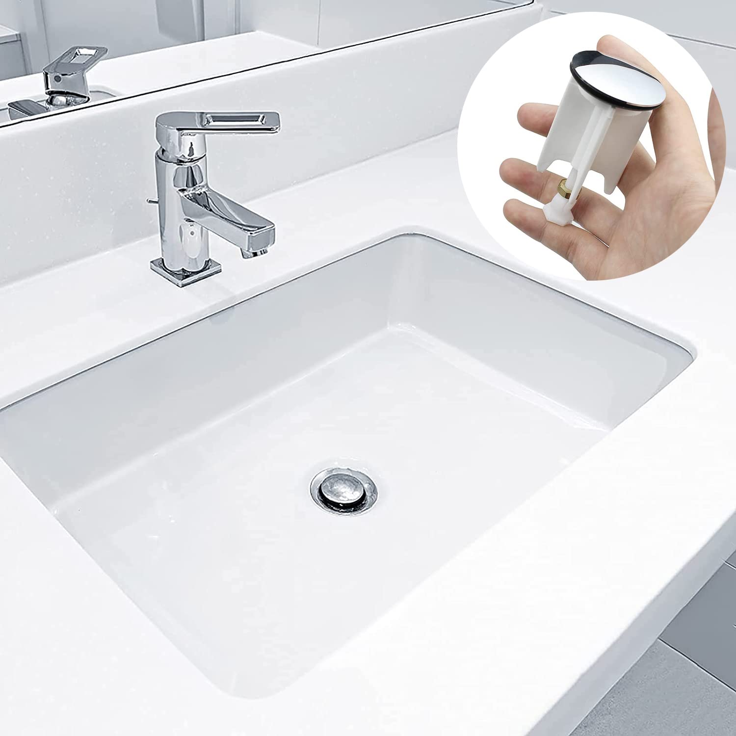 acdokuk Spine da bagno regolabili in altezza da 40 mm, tappo | FindTheDeal