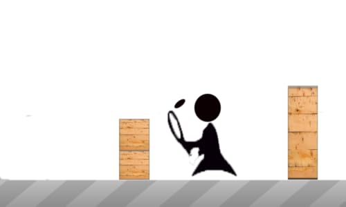stickman : tennis ball
