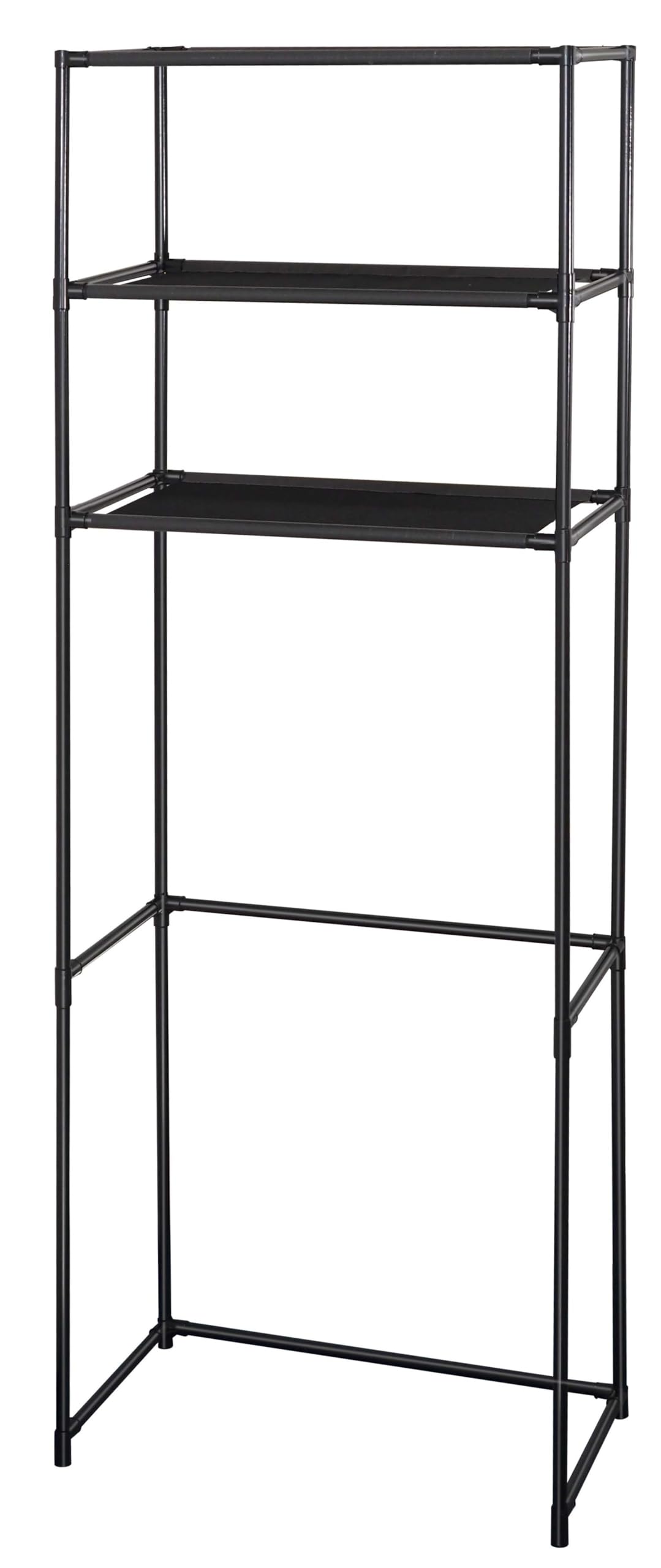 Amazon｜HAC(ハック) 3段収納 トイレラック ブラック 約1.2kg（本体