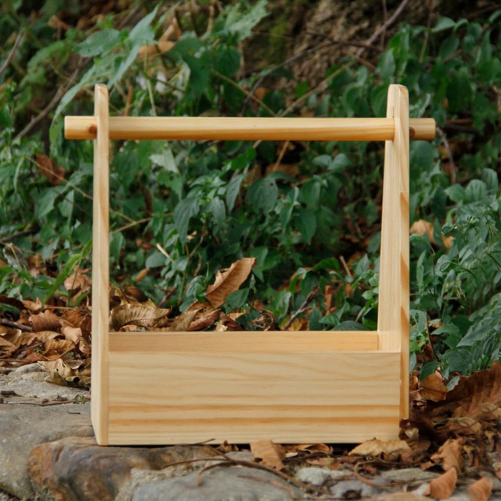 Scatola per Condimenti In Legno, Portaspezie, Organizer per Porta Condimenti da Esterno con Manico Ripiano per Scatola per Condimenti per Barbecue