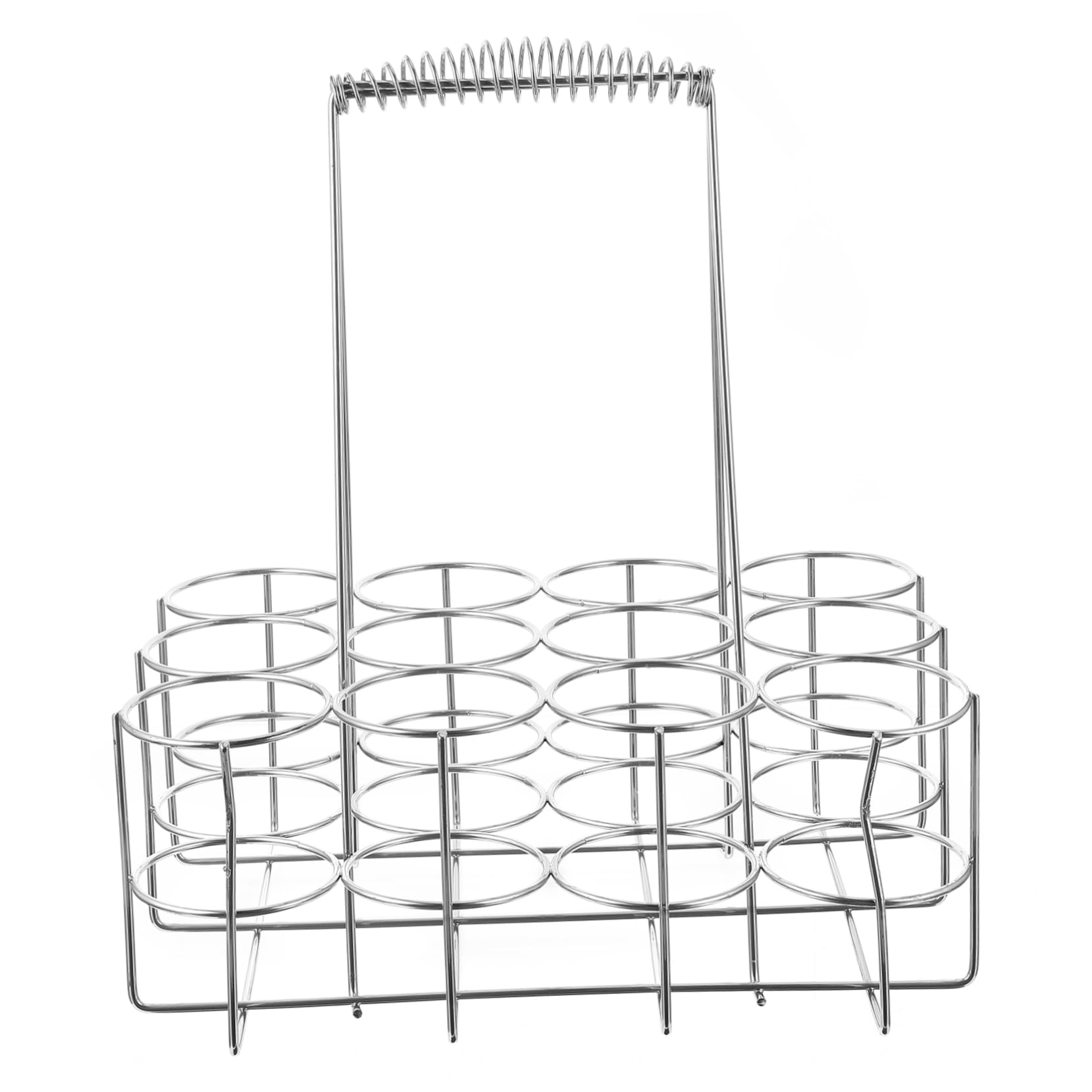 Cabilock Beer Bottle Rack Portable Handle Sturdy Material Bottle Organizer for Home or Outdoor