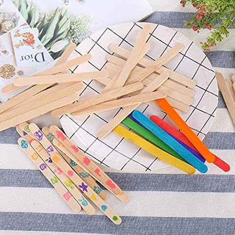 TLDSHOP® - Bastones de Madera Natural para Helado y Manualidades Cover