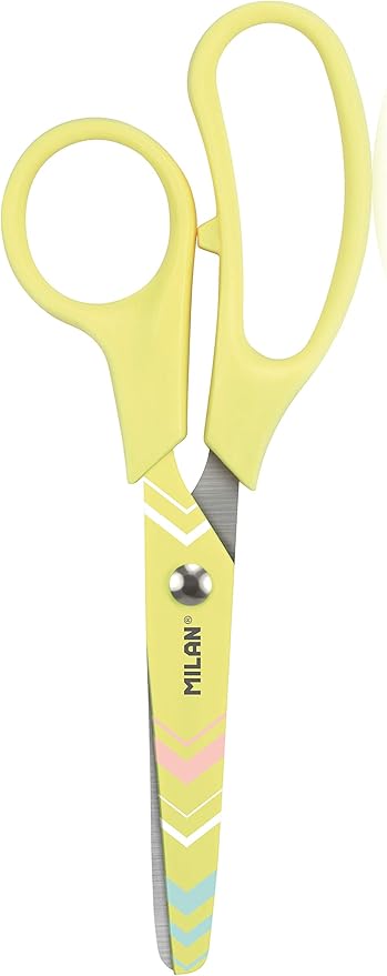 comprar material escolar - herramientas de corte - papelería bonita - Blíster tijeras Basic Pastel Sugar Diamond amarillo