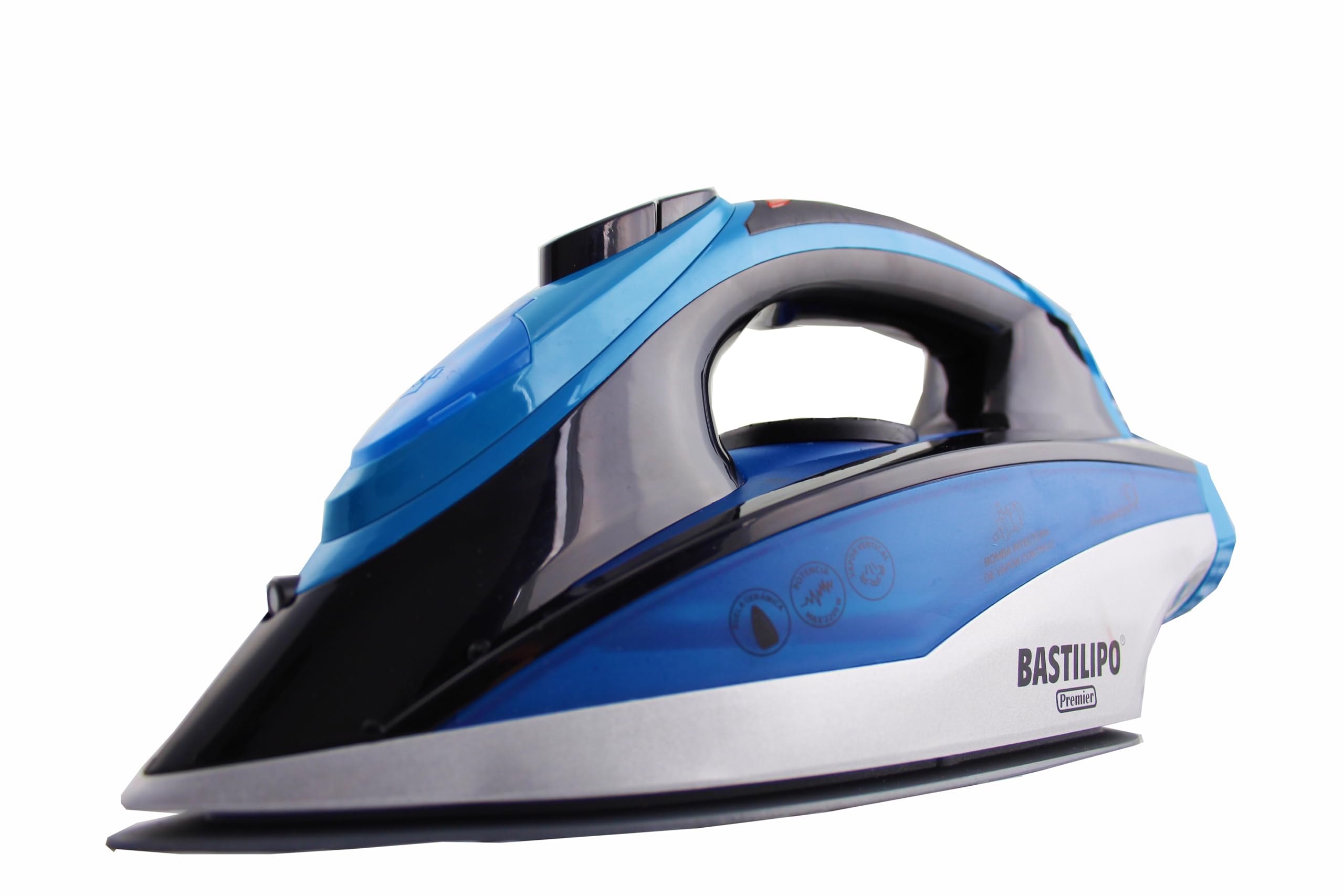 Bastilipo - Riverside 220 Inijection - Piastra da 2600 W di potenza con piastra in ceramica e sistema di stiratura a secco.