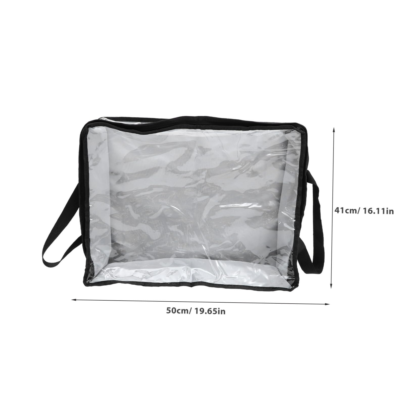 Unomor Oxford Cloth Hat Storage Bag Portable Hat Case for Baseball Cap Hat Box Storage Organizer in Black