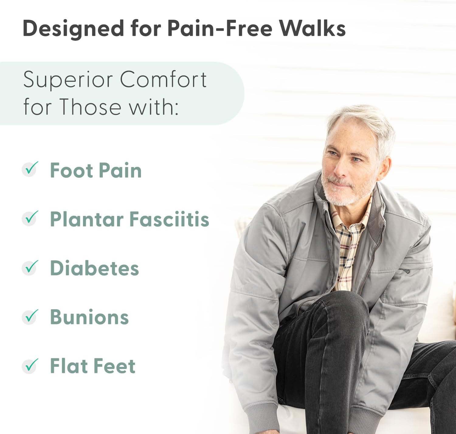 Orthofeet Men's Orthopedic Leather Ryder Boots - Image 4